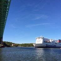 Stenafärja under Älvsborgsbron